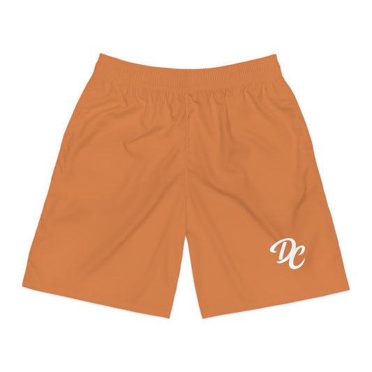 Dream Chasers Monogram Jogger Shorts — Copper