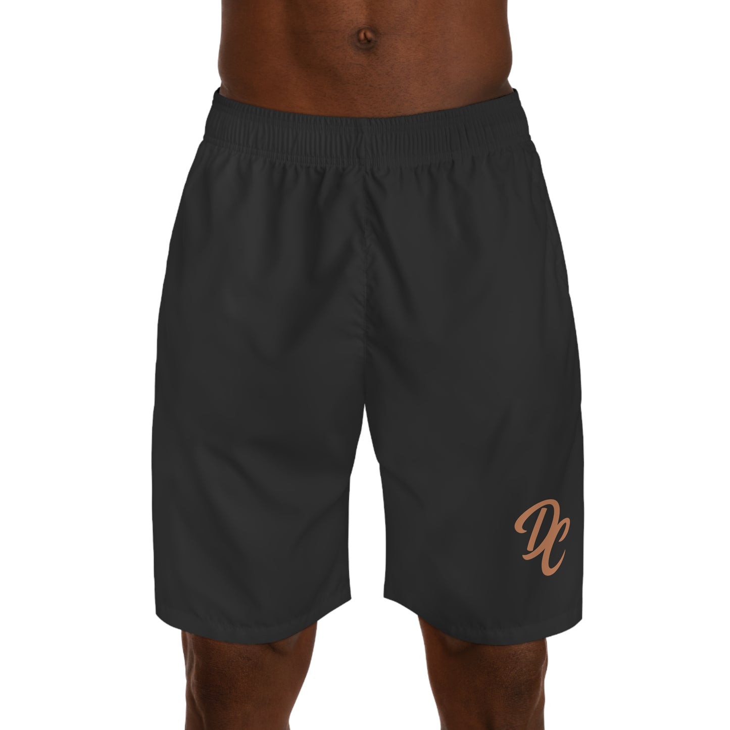 Dream Chasers Monogram Jogger Shorts — Charcoal