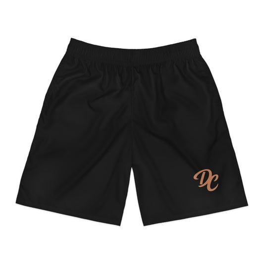 Dream Chasers Monogram Jogger Shorts — Black