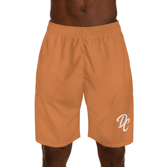 Dream Chasers Monogram Jogger Shorts — Copper