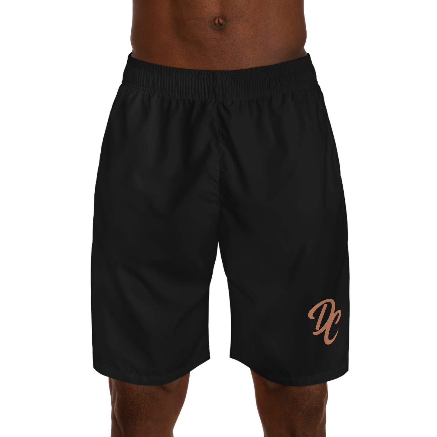 Dream Chasers Monogram Jogger Shorts — Black