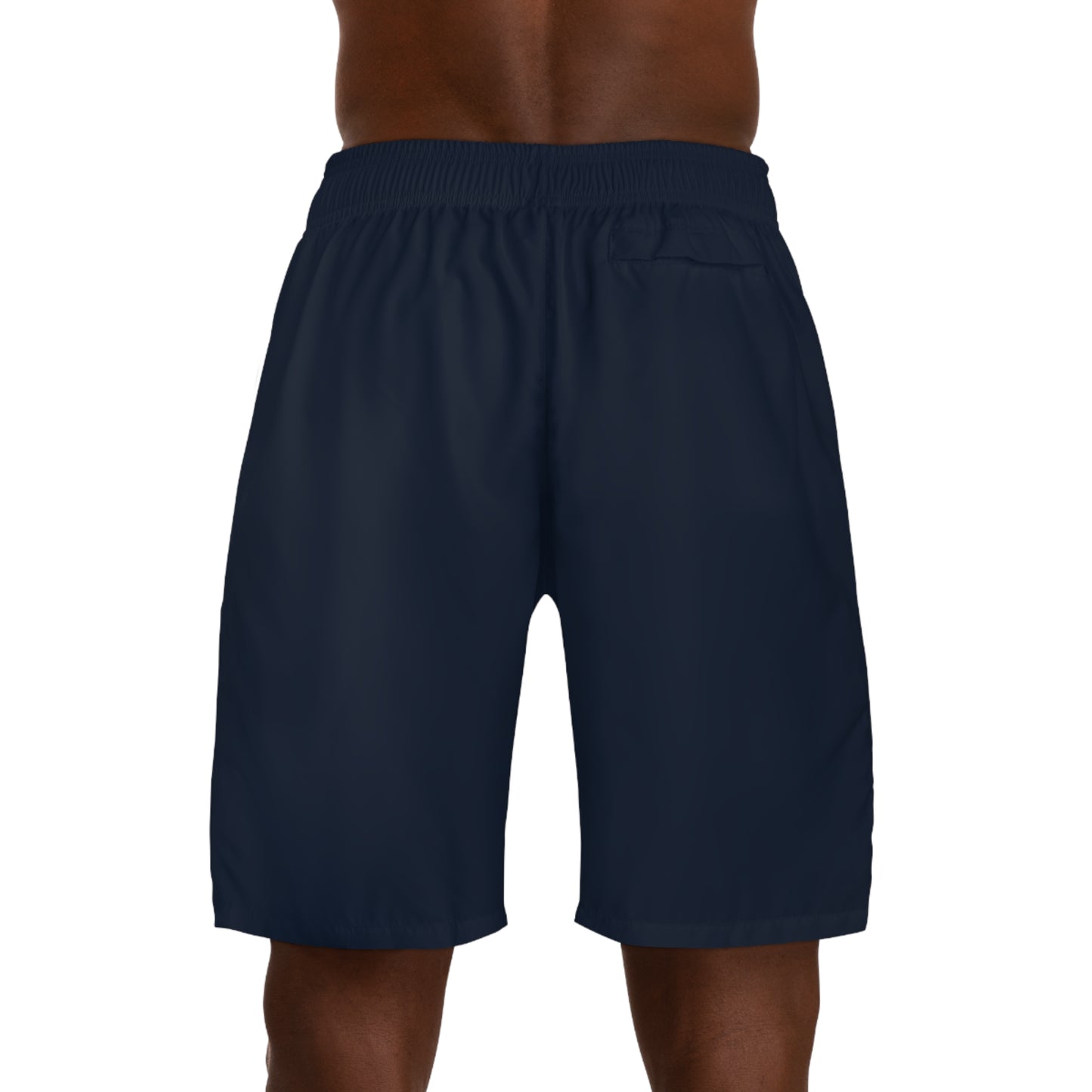Dream Chasers Monogram Jogger Shorts — Navy