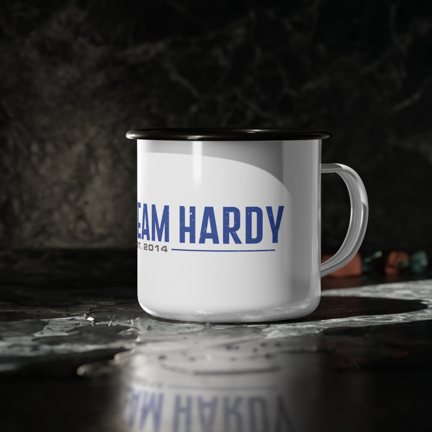 Enamel Camp Cup — Bold Lines Leadership Development Design