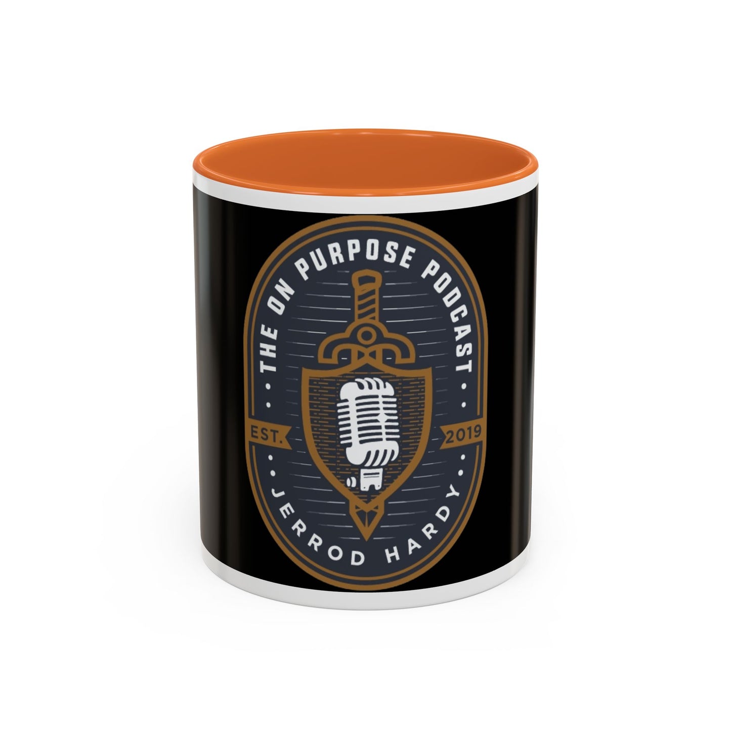 The On Purpose Podcast Mug-  Two-Tone Accent Coffee Cup (11oz/15oz)