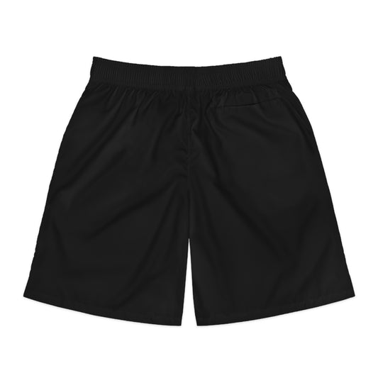 Dream Chasers Monogram Jogger Shorts — Black