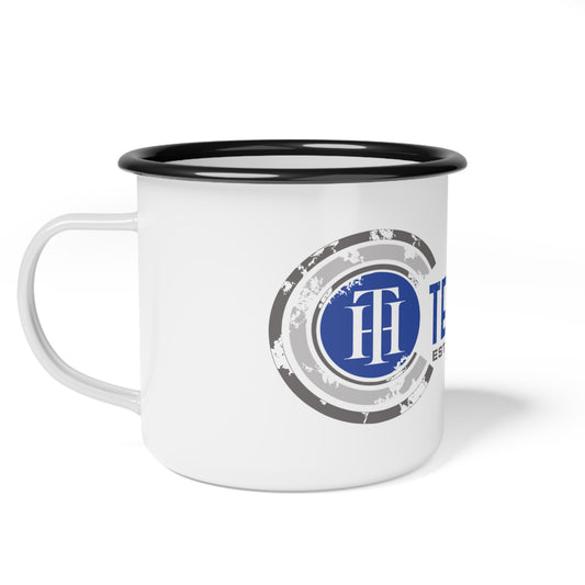 Enamel Camp Cup — Bold Lines Leadership Development Design